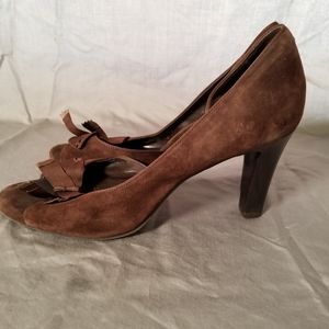 Franco Sarto Suede Heels